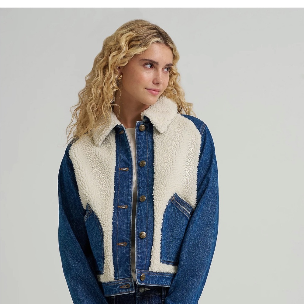 NEW w/ tags — Lee Jeans WOMEN'S MIXED MEDIA JACKET